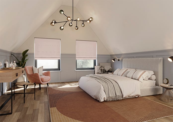 Norleigh, Blush - Twist&Fit Roman Blind - Image 7